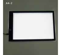 Tablette graphique numérique A4 à LED ultra fine avec échelle pour dessin,tableau électronique portable pour peinture au diamant - Type A4(36x24cm)