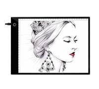 Tablette graphique numérique A4 avec câble USB, panneau LED pour dessin et peinture, boîte à lumière en acrylique, tapis de copie pour traçage, 33.5x23.5x0.45cm avec échelle