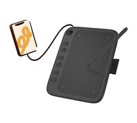 Tablette Graphique UGEE Q6 Tablette Dessin Portable 6 Pouces Directement Connectée au Téléphone Tablette Dessin Graphique avec 6 Raccourcis et Câble de Données pour Windows Mac Android, Noir