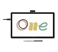 Wacom One 14 Tablette Graphique avec écran - 14″ Full HD avec Stylet sans Pile, écran antireflet, Pack Logiciel - Compatible Windows, macOS & ChromeOS