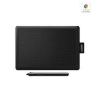 Wacom Tablette graphique One by Wacom Small – 15,2×9,5 cm – 1024 niveaux – USB – Noir/Rouge