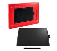 Tablette graphique - WACOM - ONE Medium - USB - Surface active 216x135 mm - Compatible Windows/Mac