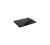 Wacom Tablette graphique One by Wacom Small – 15,2×9,5 cm – 1024 niveaux – USB – Noir/Rouge