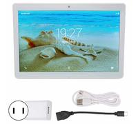Tablette Hd 10 Pouces, Double Carte, Double Veille, 2 Go Et 32 Go, Ecran 1960 X 1080 Ips, 1,6 Ghz, Octa Core, Appel, Compatible Android 11, Prise Americaine Ac 100-240 V.