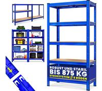 Tablette HEAVY pour charges lourdes, max. 875kg, 90x40x180cm, bleu