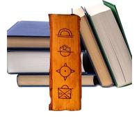 Tablette hiéroglyphique ancienne - de symboles en bois, panneau d'histoire sacrée | Compte de création gravé, histoire de jésus amérindien, pièce focale décorative pour maison, appartement, gal