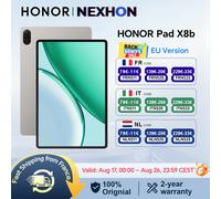 Tablette HONOR Pad X8b, version européenne, batterie 10100 mAh, écran HONOR Eye Comfort FullView de 11 pouces, chipset Snapdragon 6 nm, corps métallique robuste, tablette Android GRIS