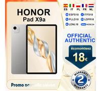 HONOR Tablette Pad X9a – 11,5 pouces – 6 Go RAM – 128 Go de stockage – Wi‑Fi 5