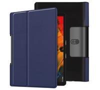 Lobwerk Étui de Protection Intelligent pour Lenovo Yoga Smart Tab YT-X705F 10,1" avec Fonction Support et Mise en Veille Automatique Bleu