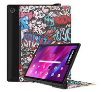 Lobwerk Étui de Protection Fin pour Tablette Lenovo Yoga Tab 11 YT-J706F 2021 11" avec Fonction Support et Fonction Mise en Veille/Marche Automatique