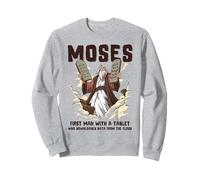 Tablette Humoristique Moïse Humour chrétien Bible Gospel Data Cloud Sweatshirt