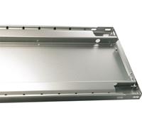 Tablette L1000xP500mm capacité 150kg tôle d'acier argentée pour rayonnage emboîtable 2pcs/SB