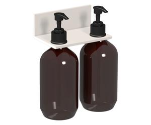 Tablette LAUFEN ASSIST, découpe distributeur de lotion 2 fois, 2 flacons en plastique, 166x101x196mm, H383AS02680001, Couleur: Blanc mat