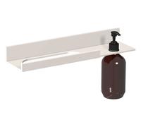 Tablette LAUFEN ASSIST, découpe distributeur de savon à droite, découpe serviette à gauche, 1 flacon en plastique, 400x100x196mm, H385AS12680011, Couleur: Blanc mat