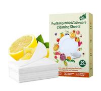 Tablette Lave Vaisselle Ecologique, Pastille Lave Vaisselle, Dishwasher Tablets, Nettoyant Pour Légumes et Fruits, Biodégradable, Végan et Sûr, Nettoyage Puissant, Dissolution Rapide, 30 Rinçages