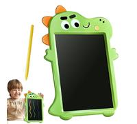 Tablette LCD Dinosaure Pour - Bloc Dessin Bébé Coloré | Jouet Éducatif Précoce Avec Effacement En Un Bouton | Tablette LCD ABS Verte 27x19cm, Développement Coordination Main-Œil
