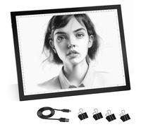 Tablette Lumineuse A3,42×32 cm Table Lumineuse Dessin,Table Lumineuse A3 à 10 Niveaux de Luminosité en Continu,Tablette Lumineuse Dessin 5500 Lux Très Brillante 9mm,Panneau Lumineux Ultra Fin