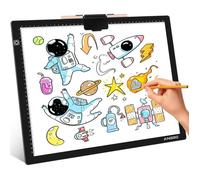 Tablette Lumineuse A3, Ultra-mince Tablette Lumineuse Dessin,Planche à Dessin Lumineuse Pad avec Câble USB Pour Animation, Esq[31]