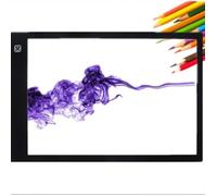 Tablette Lumineuse A4 LED Pad A4 pour Dessiner Tablette Esquisse Planche à Dessin Panneau Dessin Luminosité Réglable avec Cable USB