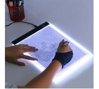 Tablette Lumineuse, A4 LED Table Lumineuse Ultra Mince Portable Dessin Copie avec câble USB