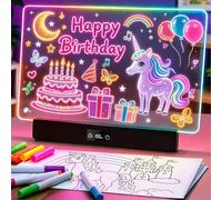 Tablette Lumineuse Dessin Rechargeable, Cadeau pour Enfants 3 à 12 Ans