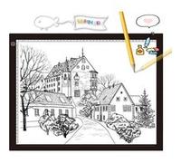 Tablette Lumineuse Dilusso A3, Réglables de Luminosité avec Scale Board, Rechargeable