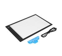 Tablette Lumineuse LED A4, Panneau Lumineux LED Table Lumineuse Dessin LED Luminosité réglable avec Ligne d'échelle Précise pour Peinture Diamant Artiste Esquisse Animation