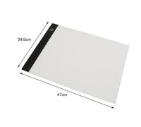 Tablette lumineuse LED ultra-plate Format A3, Lumineuse Réglable A3 Avec des Panneaux Acryliques-DIANWAA