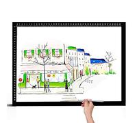 Tablette Lumineuse - Super Mince LED Pad Pour Dessiner - Digital Tablette Lumineuse Dessin 3 Niveaux De Luminosité Réglable Intelligent Touch Control Pour Dessiner Esquisse Architecture,A3
