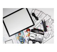 Tablette lumineuse XXL et atelier marqueurs - SYCOMORE - Artissimo - Manga - Dès 10 ans