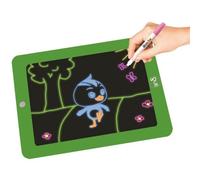 Best of TV Ardoise magique électronique Gulli Crea Activite G – 30 pochoirs, 3 feutres néons