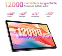 Tablette MESWAO 15,6 Pouces Full HD 1920x1080, Android 14,Processeur Helio G99 Octa-Core,6Go -128Go , 12000mAh,WiFi 5 Bluetooth 5.0