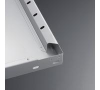 Tablette Meta galvanisée largeur 1000 x profondeur 500mm pour système de rayonnage emboîtable charge admissible 150kg - 96363