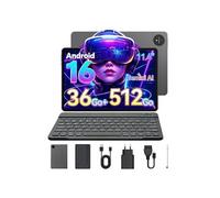 Tablette MICREAR 11'' 512 Go - Android 16 - 36Go RAM - WiFi 5G - Clavier + Etui