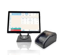 Tablette mobile de 10,1" POS Caisse enregistreuse de reçus de 5,1 cm Application logicielle pour petit restaurant, vente au détail, épicerie, dépanneur mobile, camion de nourriture, magasin de thé
