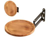Tablette Murale Escamotable,Bureau Rétractable Murale - Table Basse Pour Balcon - Pour Appartement Chambre Camping-Car Propriétaires Locataires Salle De Bains Cuisine Petits Espaces Balcon Entrée