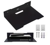 Tablette murale - MACLEAN - MC-122 - Acier peint - Charge max 5kg - Noir