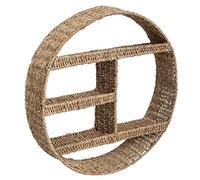 Tablette murale ronde de fibres naturelles - 58 x 12,5 cm