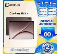 Tablette OnePlus Pad 4 Version Globale Snapdragon 8 Elite Gen 5 Écran 13,2 Pouces 3,4K 144Hz True Color 8 Haut-parleurs Wi-Fi 7 Android 16 Batterie 13380mAh Sage Mist