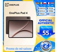 Tablette OnePlus Pad 4 Version Globale Snapdragon 8 Elite Gen 5 Écran 13,2 Pouces 3,4K 144Hz True Color 8 Haut-parleurs Wi-Fi 7 Android 16 Batterie 13380mAh Sage Mist