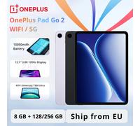 Tablette OnePlus Pad Go 2 avec processeur Dimensity 7300-Ultra,écran 12,1 pouces,120Hz, appareil photo 8Mpx et batterie 10050mAh 8GB 128GB WIFI Black