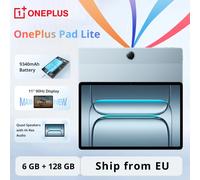 Tablette OnePlus Pad Lite 11 pouces, 90 Hz, quatre haut-parleurs, batterie de 9 340 mAh, Bluetooth 5.4, OxygenOS 15, 5 Mpx Blue