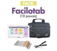 Tablette Pack Facilotab 32 Go - Blanc - 10,1 pouces - Android - 560 grammes