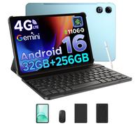 Doogee Tablette PC 2-en-1 Tab G6 Max Android 16, 13,4'' 32/256 Go, 11000 mAh, Édition VIP Bleue