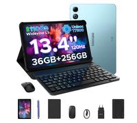Tablette PC 2 en 1 DOOGEE U13 Pro Gemini AI, écran 13,4", Android 16, batterie 11000 mAh, 36 Go de RAM (6+30), 256 Go de ROM, Widevine L1, compatible Netflix, édition VIP avec clavier et souris Black