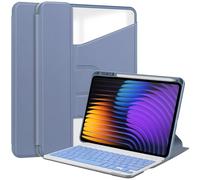 Tablette PC Sac à manches Étui compatible avec Xiaomi Mi Pad 7/7 Pro 11,2 pouces 2024, clavier sans fil détachable, support S Pen, support pivotant à 360 degrés, étui à rabat intelligent Compatible wi