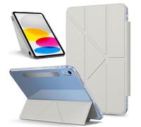 Tablette PC Sac à manches Étui de protection fin et amovible Compatible with iPad (A16) 11e génération 2025, coque magnétique détachable, support arrière transparent multi-angles, coque antichoc Compa