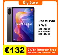 Tablette PC Xiaomi Redmi Pad 2 4 Go/128 Go 6 Go/128 Go 8 Go/256 Go UE Batterie 9000 mAh 11 pouces 2,5 K WiFi Version mondiale Green