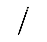 Tablette Portable Smartphone Stylet Stylo Soft Nib Écriture Dessin Capacitif Écran Tactile Crayon Double Têtes Extrémités Stylet (Noir)