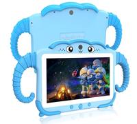 Tablette pour Enfant 7 Pouces Android Tablette Enfants avec WiFi Bluetooth ContrôLe Parental Logiciel Enfant Pré-Installé Quad Core 32Go ROM Tablette Tactile Educative Youtube Google Play (Bleu)